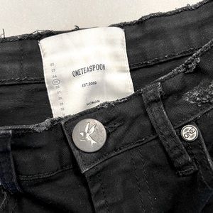 One Teaspoon High Waisted Harlets Shorts